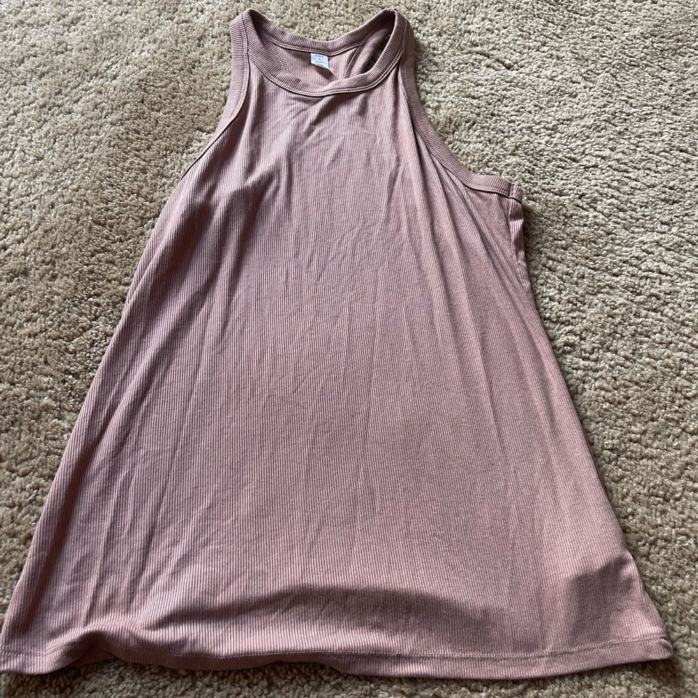Nude Old Navy racer back tank top